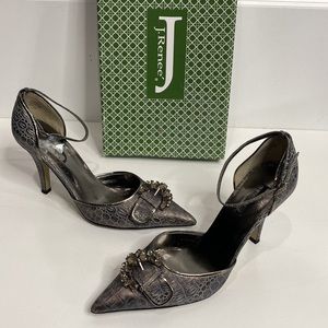 J. Renée Gator Print Heels